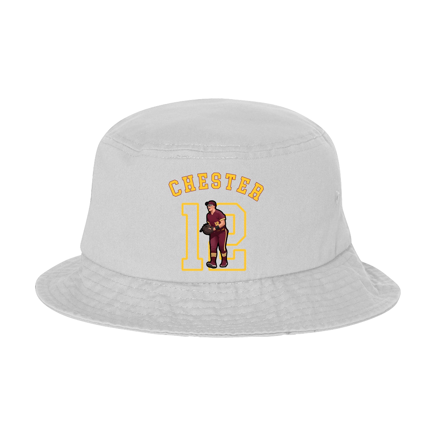 Bucket Cap — Shirsey Arch in White
