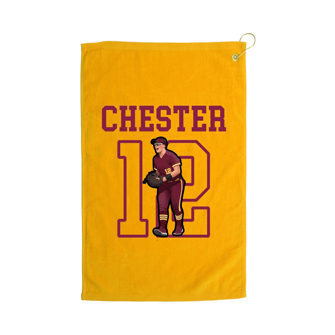 Golf Towel — Shirsey in Gold