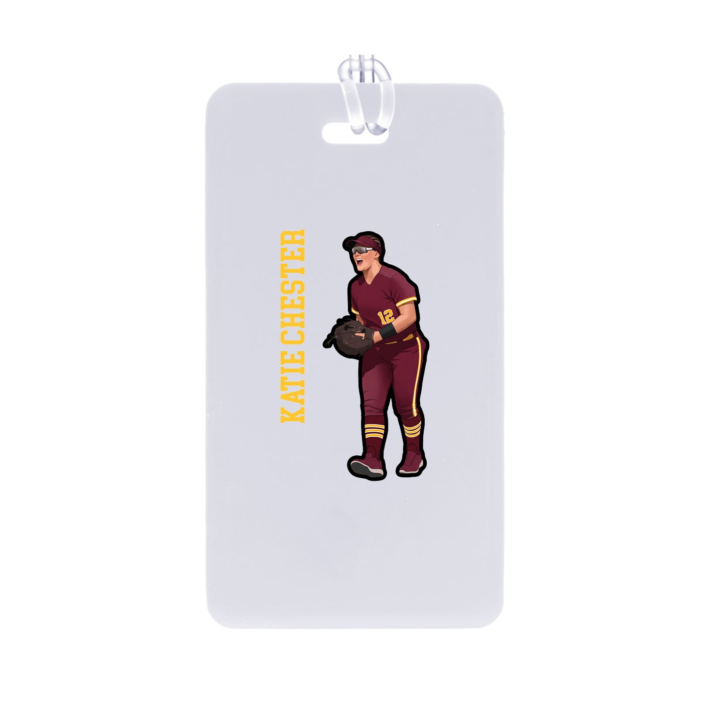 Bag Tag — Name Vertical in Classic