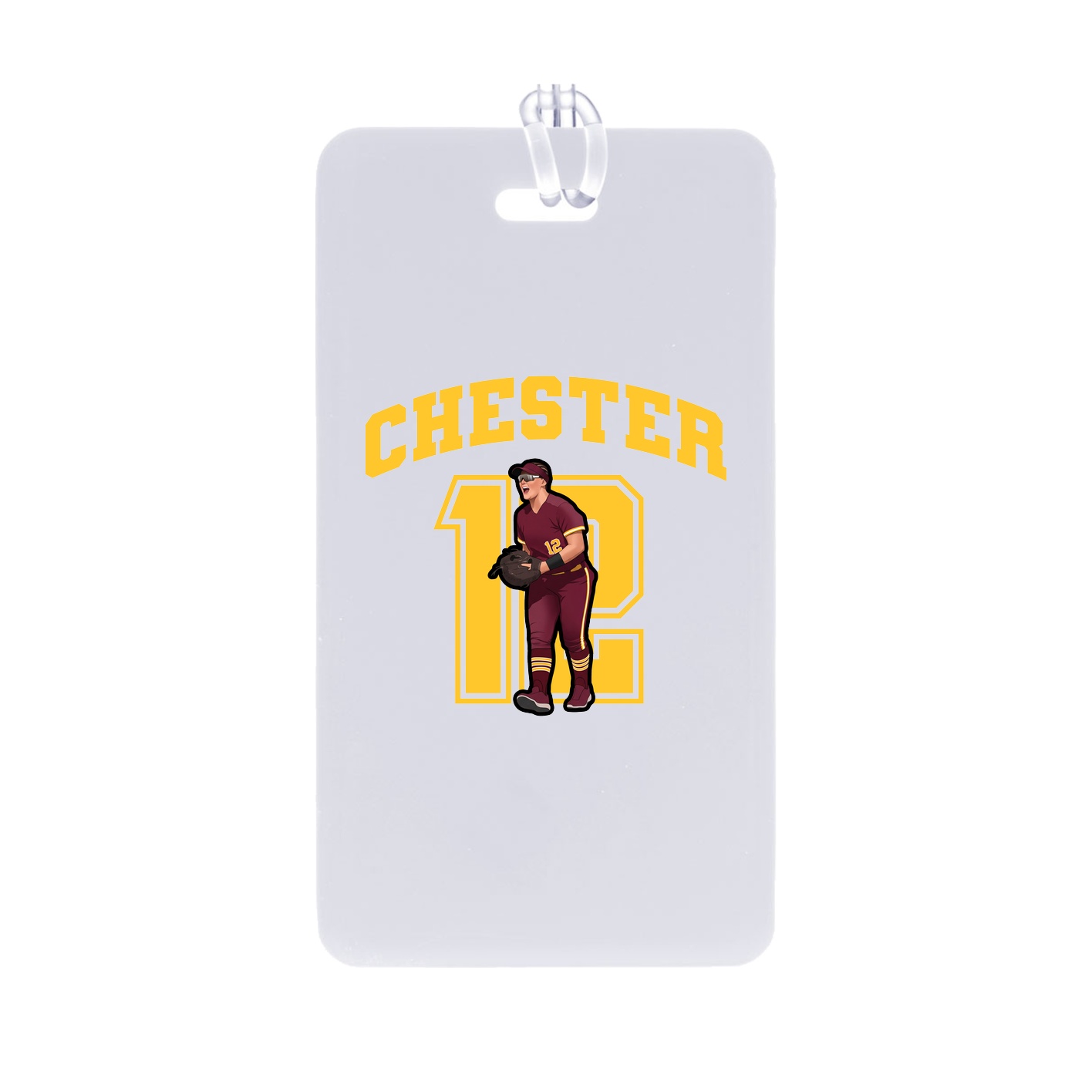 Bag Tag — Number in Classic
