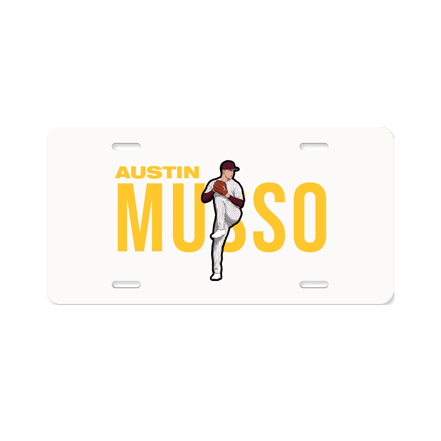 License Plate — Player Name in Classic