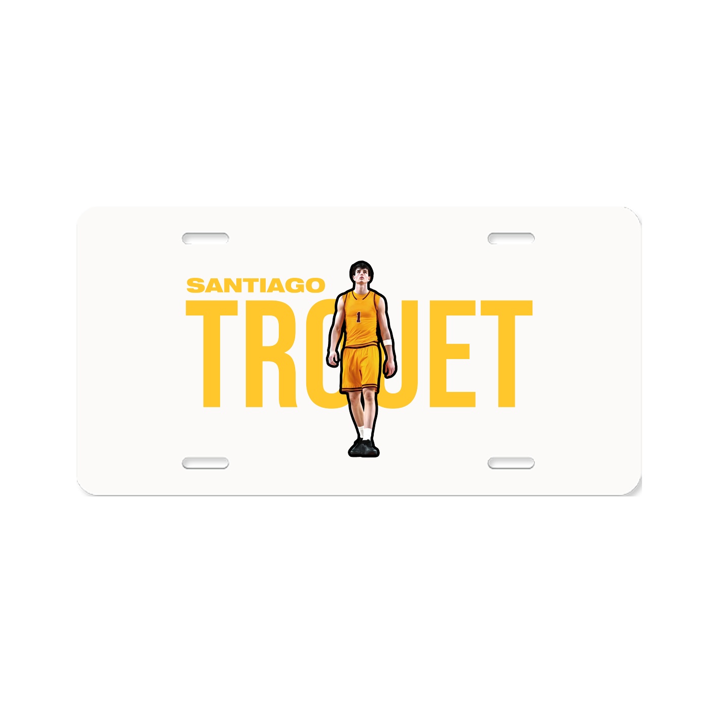 License Plate — Player Name in Classic
