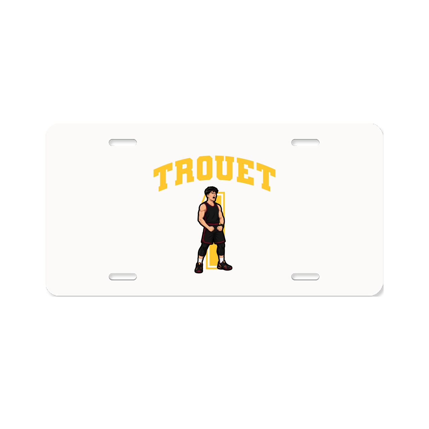 License Plate — Number in Classic