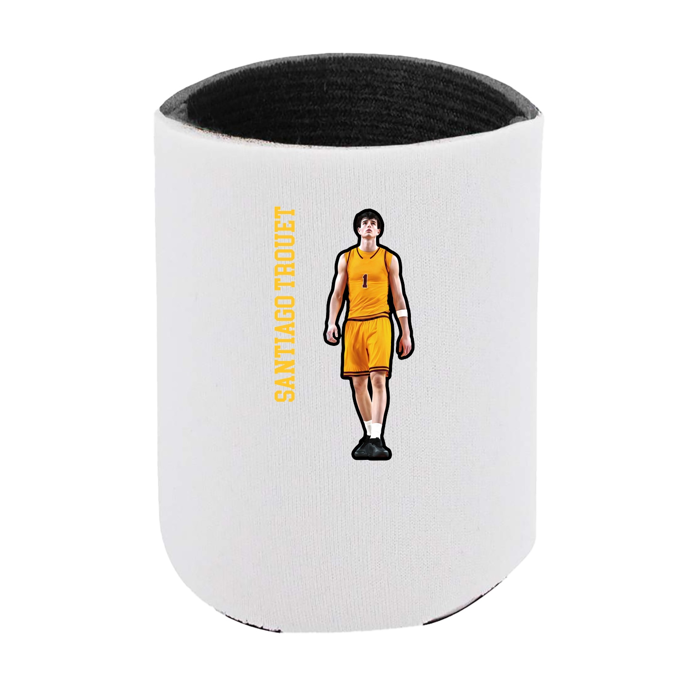 Can Holder — Name Vertical in White