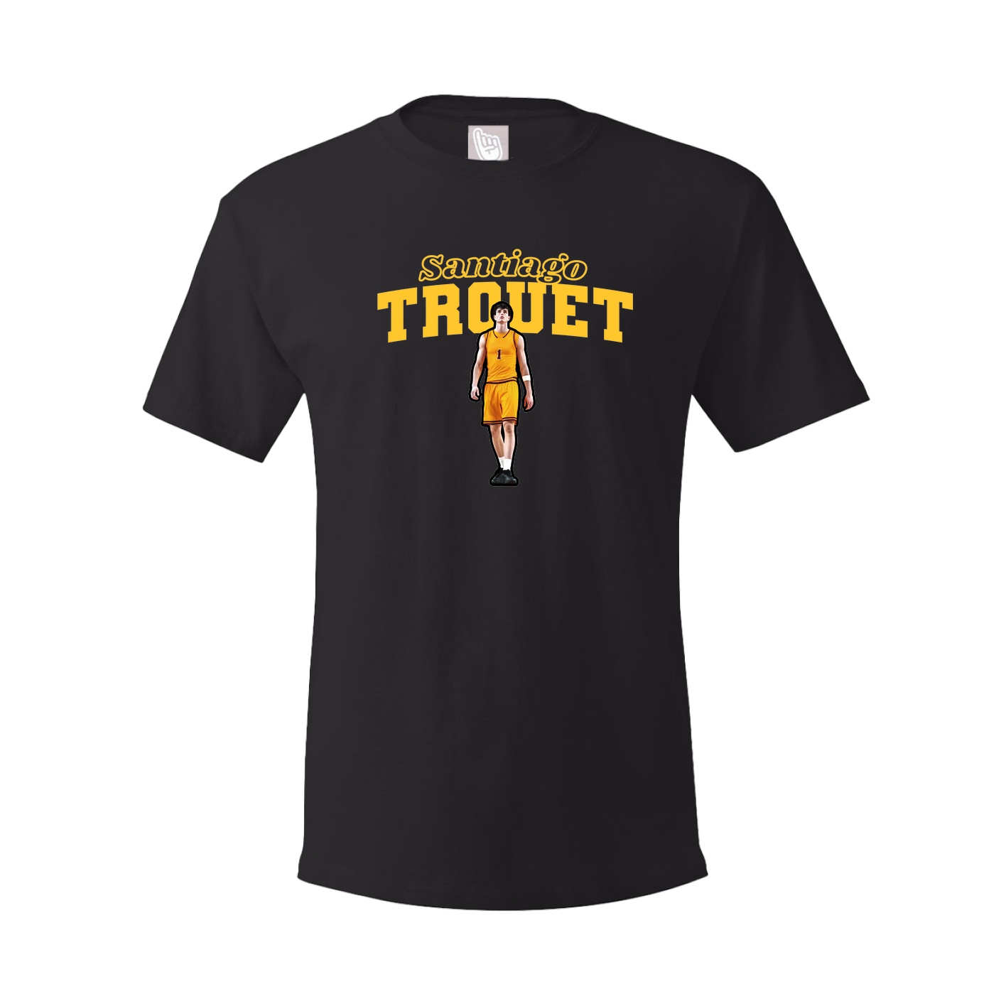 Youth Tee — Name Arch in Black