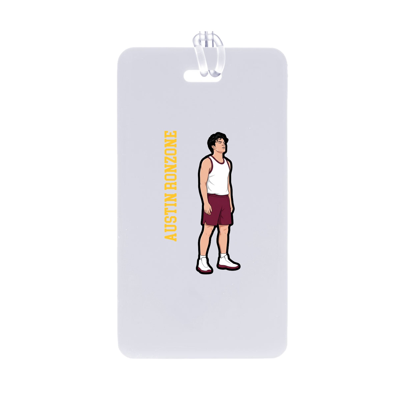 Bag Tag — Name Vertical in Classic