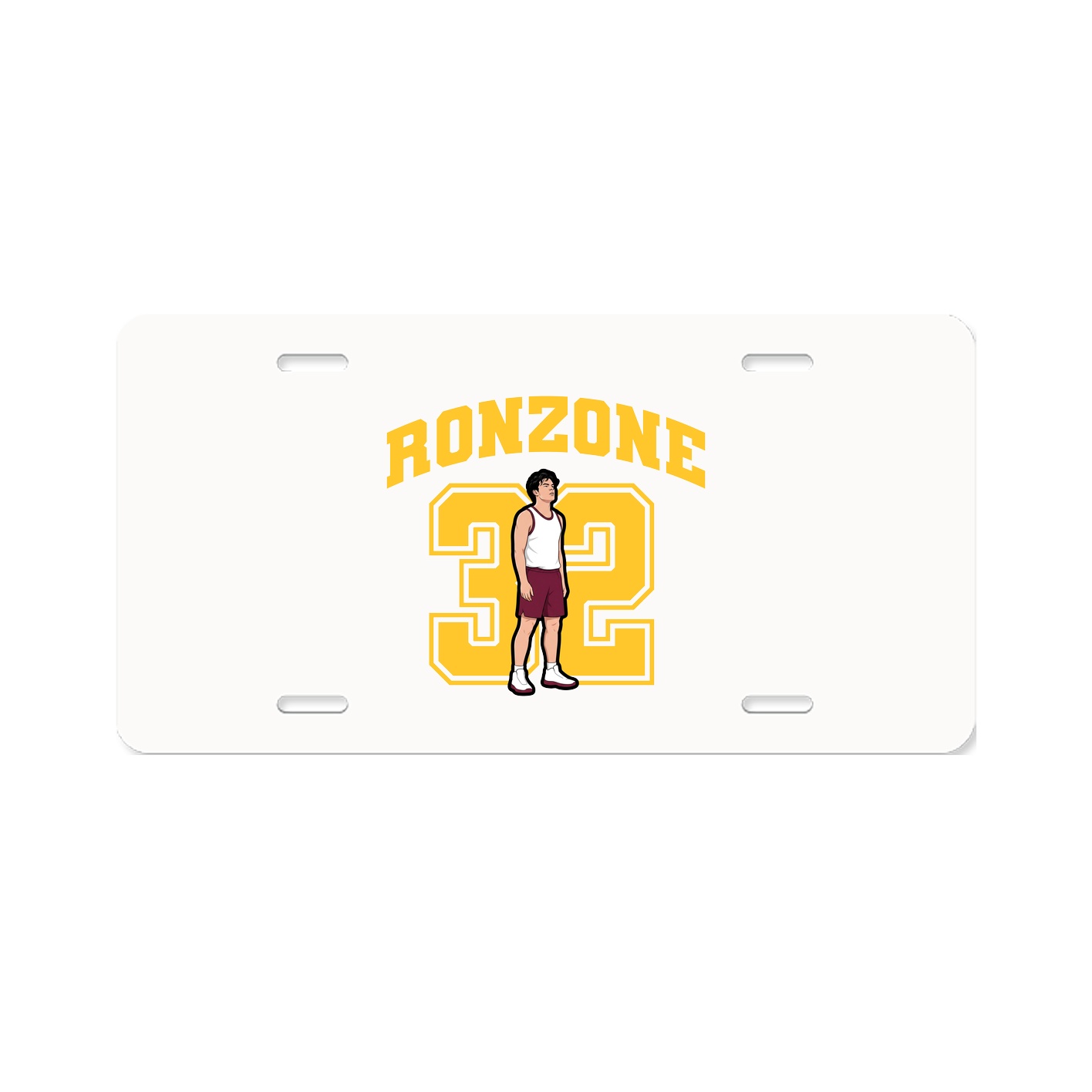 License Plate — Number in Classic