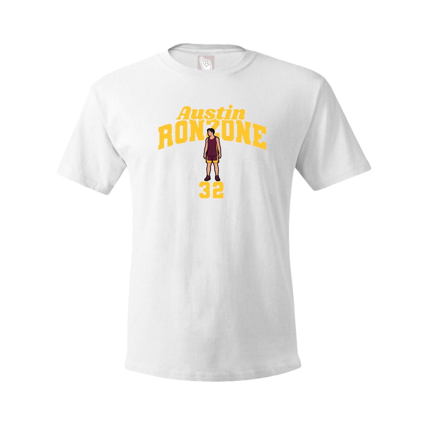 Youth Tee — Signature Arch in White