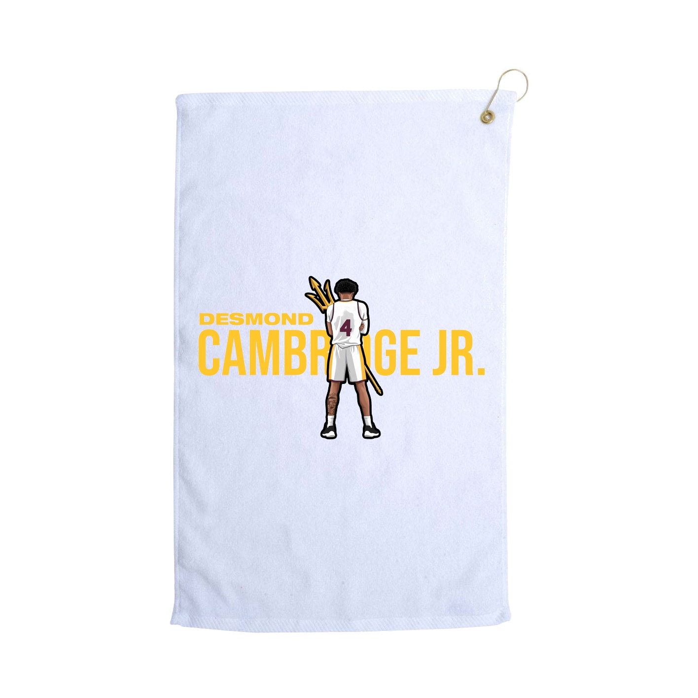 Golf Towel — Player Name in White