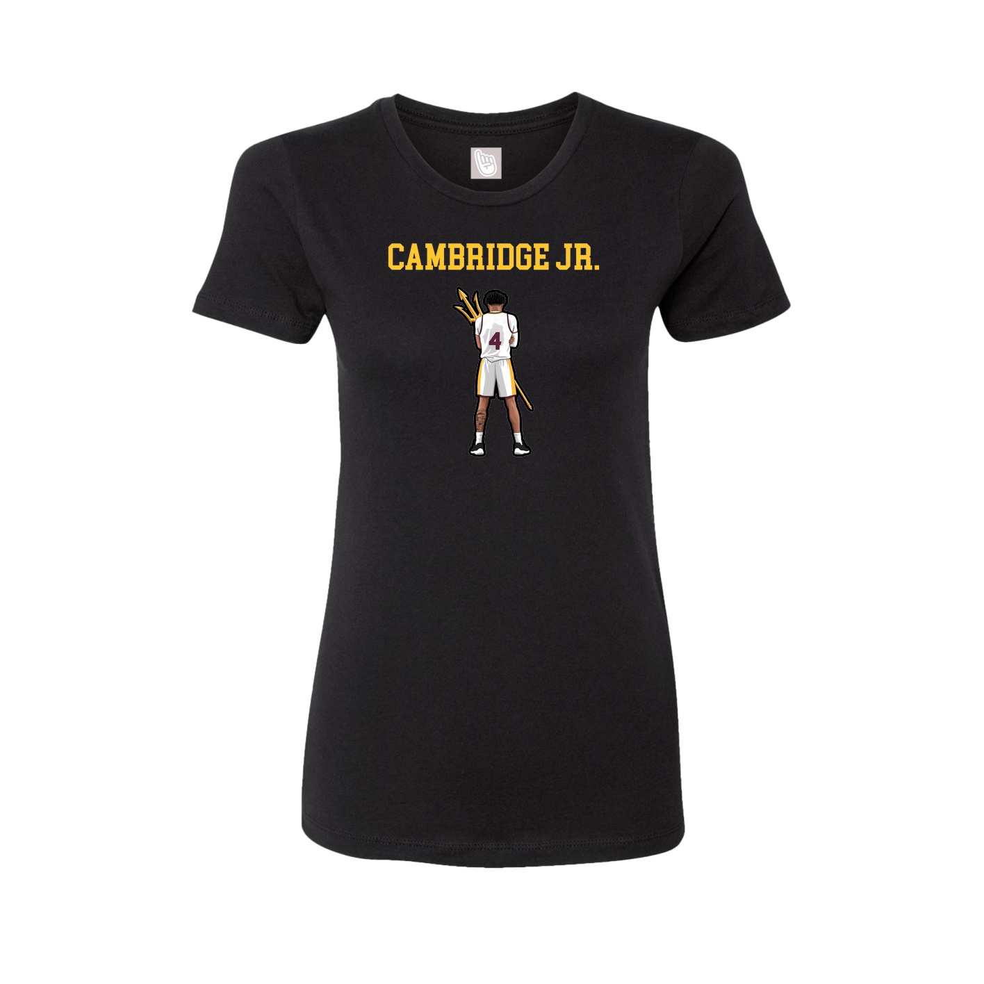 Fitted Women's Tee — Shirsey in Black