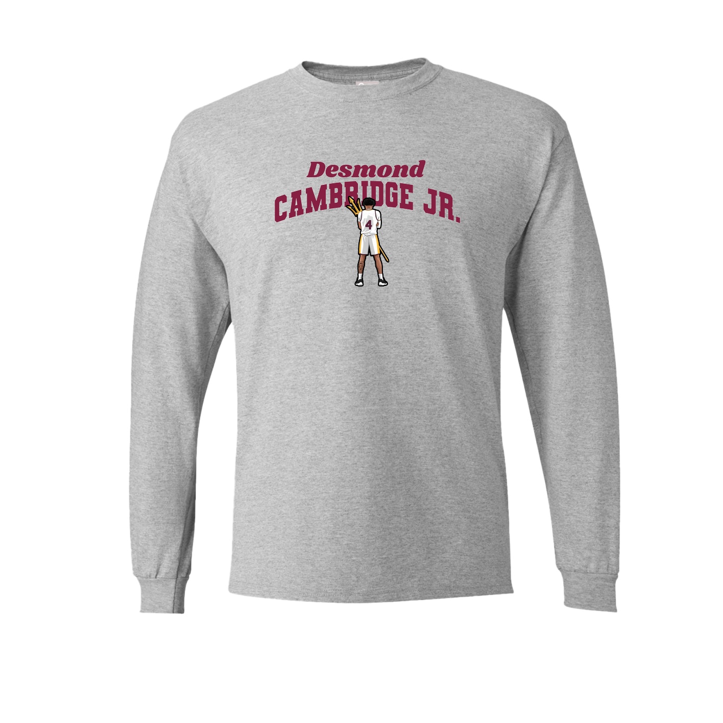 Long Sleeve Tee — Signature Arch in Grey