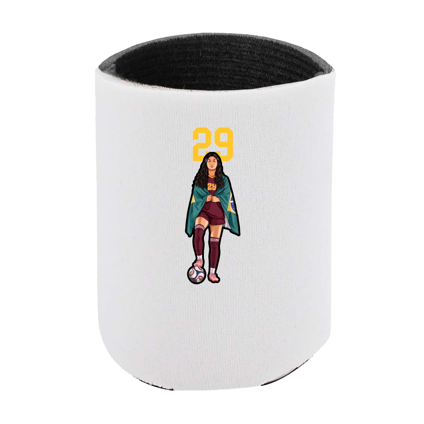 Can Holder — Number Top in White