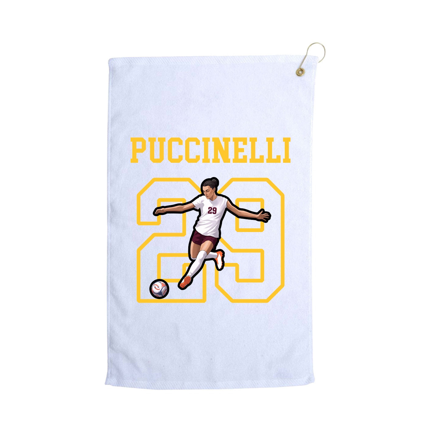 Golf Towel — Shirsey in White