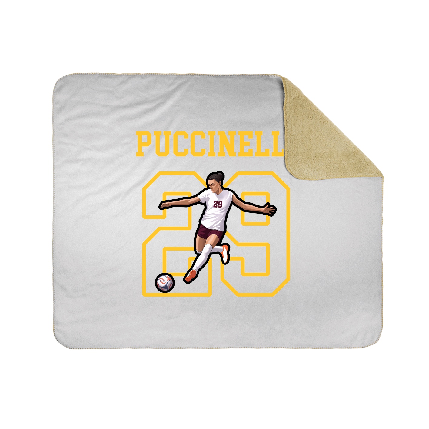 Throw Blanket — Shirsey in White