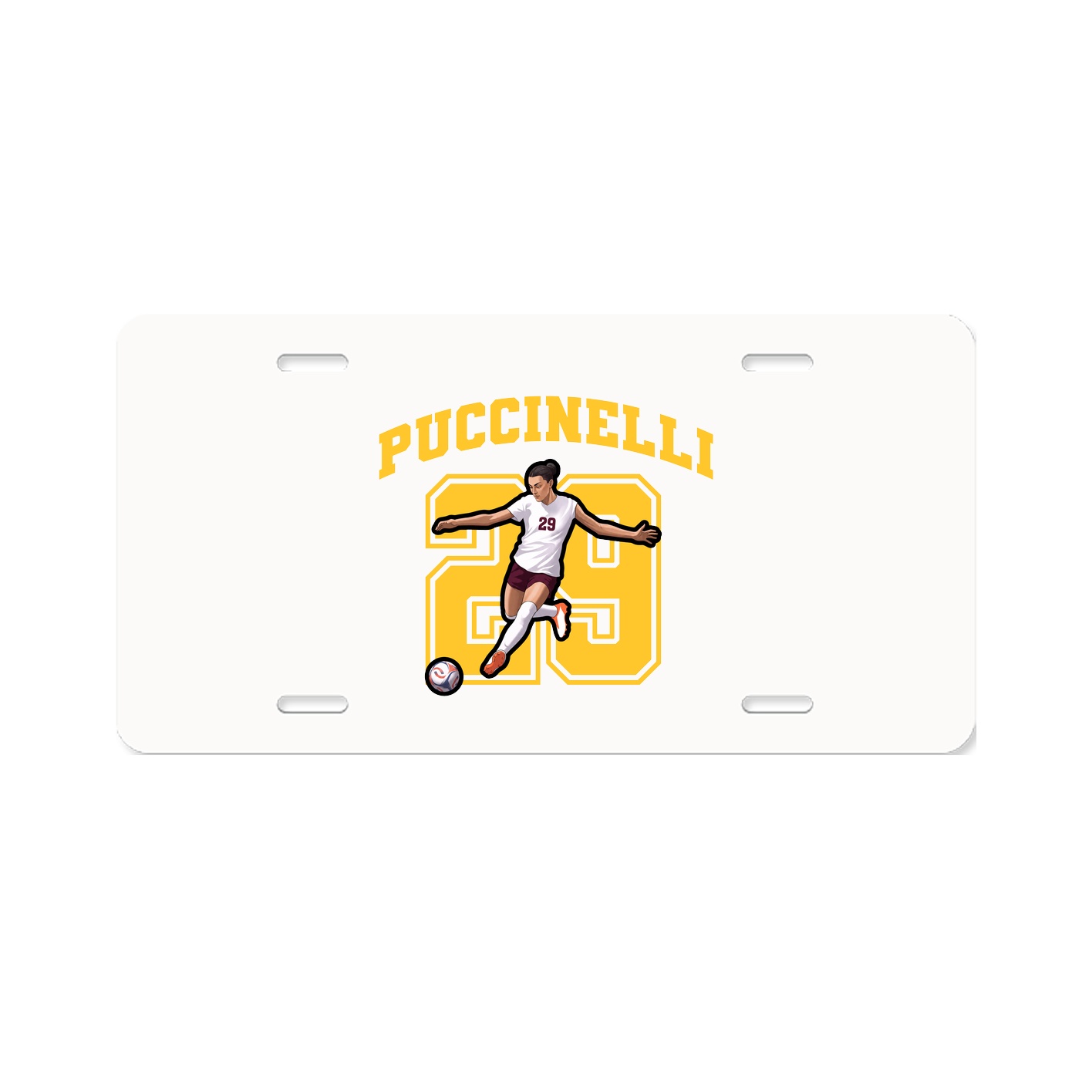License Plate — Number in Classic