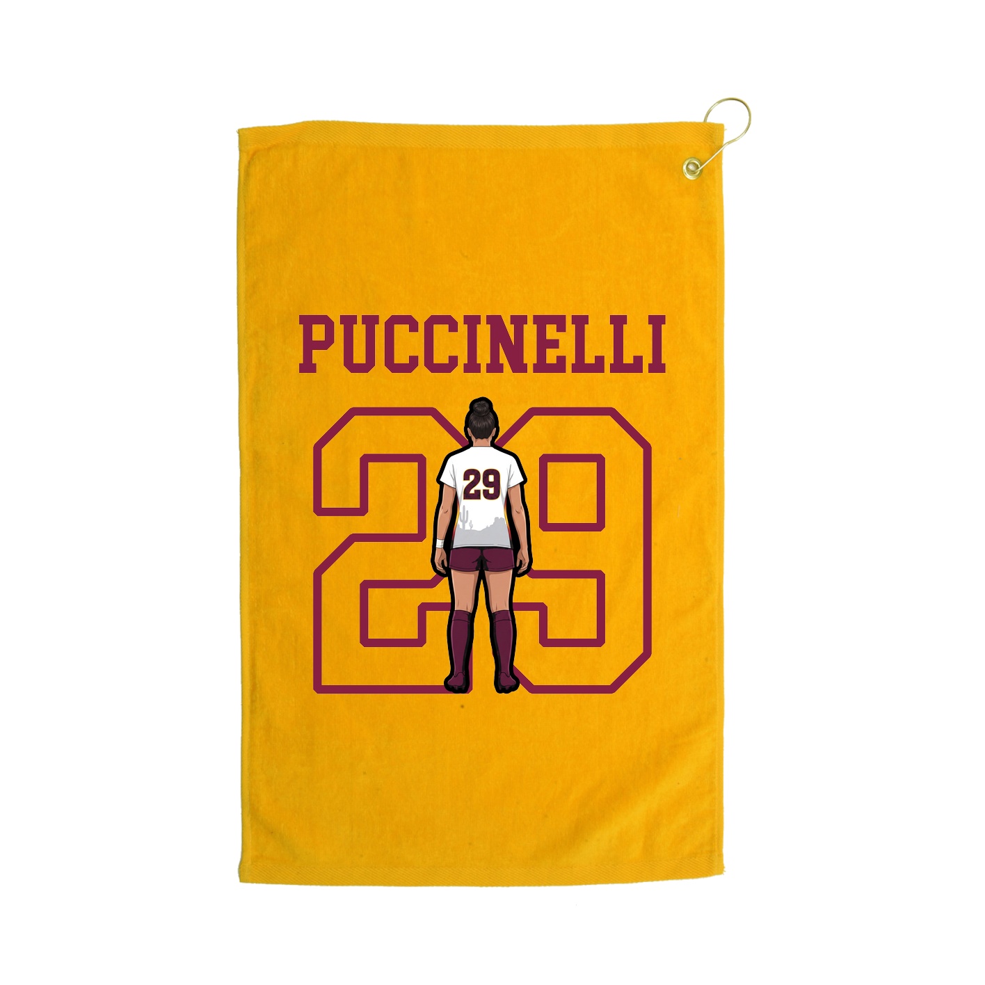 Golf Towel — Shirsey in Gold