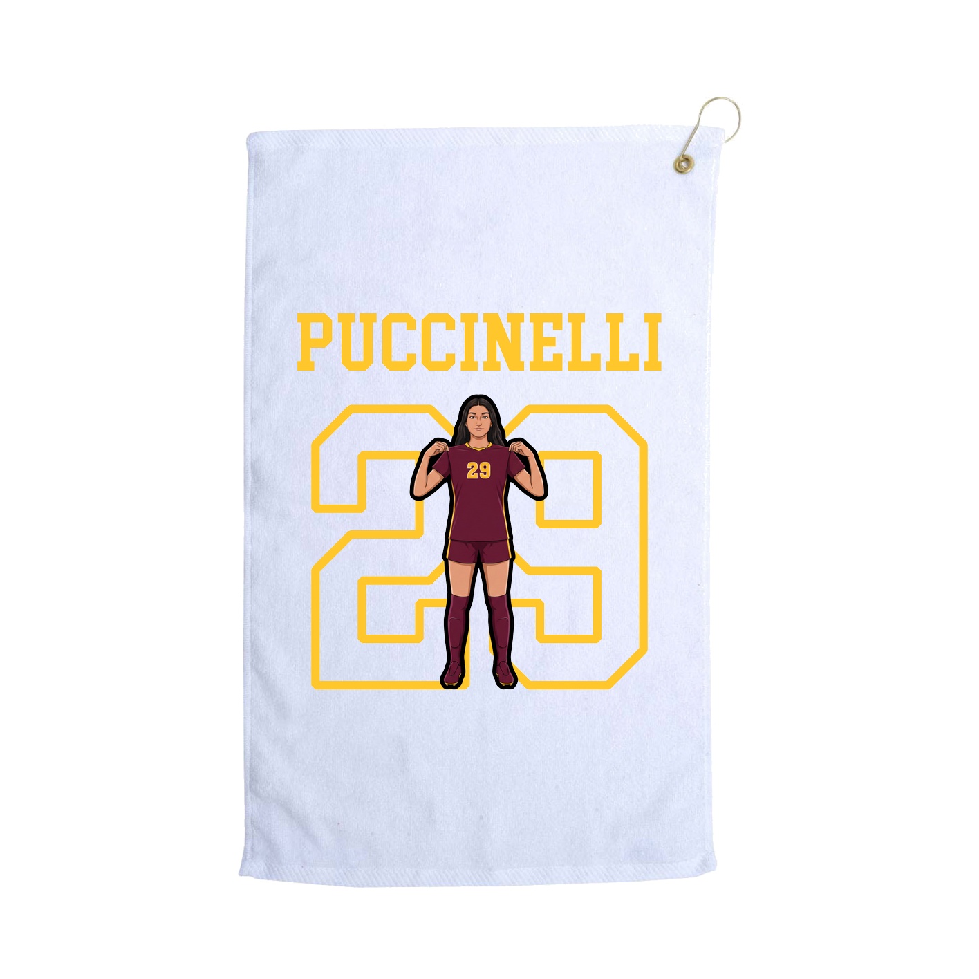 Golf Towel — Shirsey in White