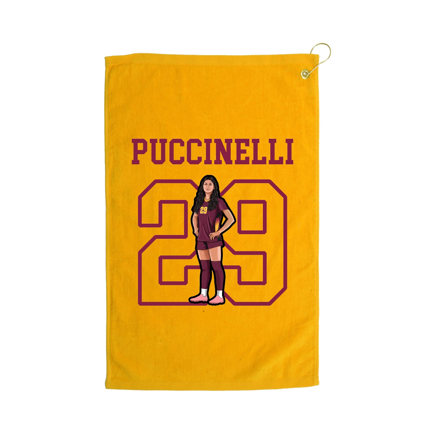 Golf Towel — Shirsey in Gold