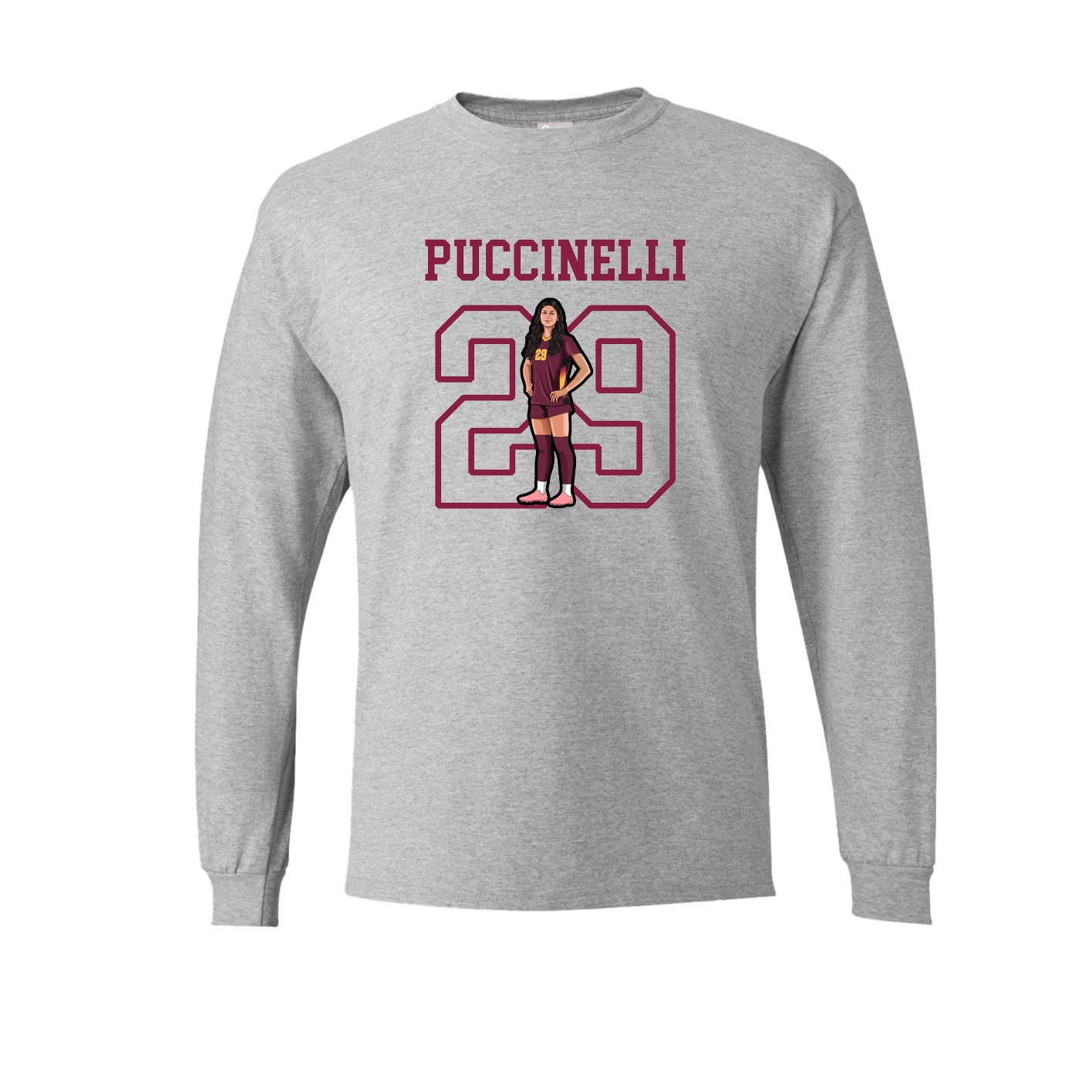Long Sleeve Tee — Shirsey in Grey