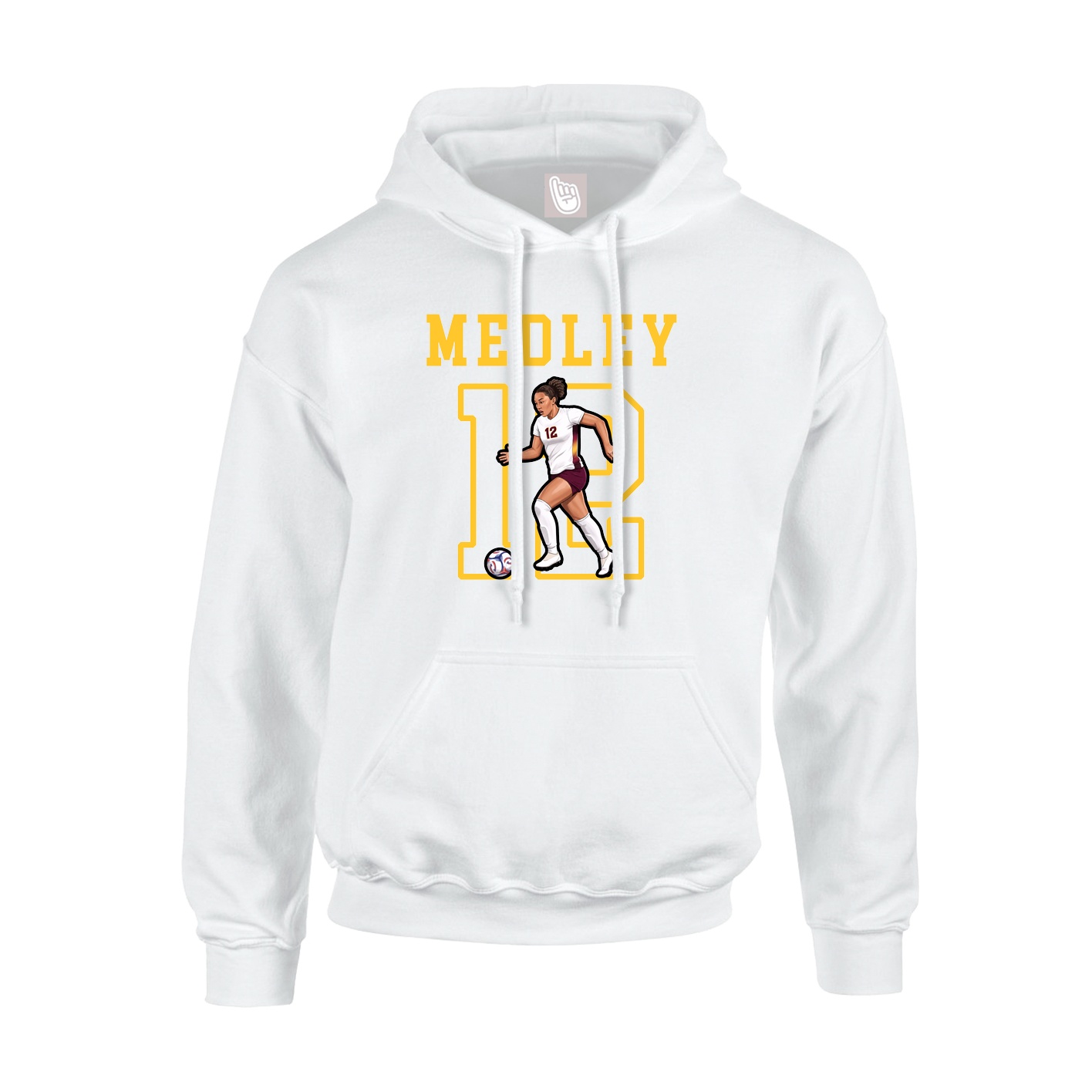 Youth Hoodie — Shirsey in White