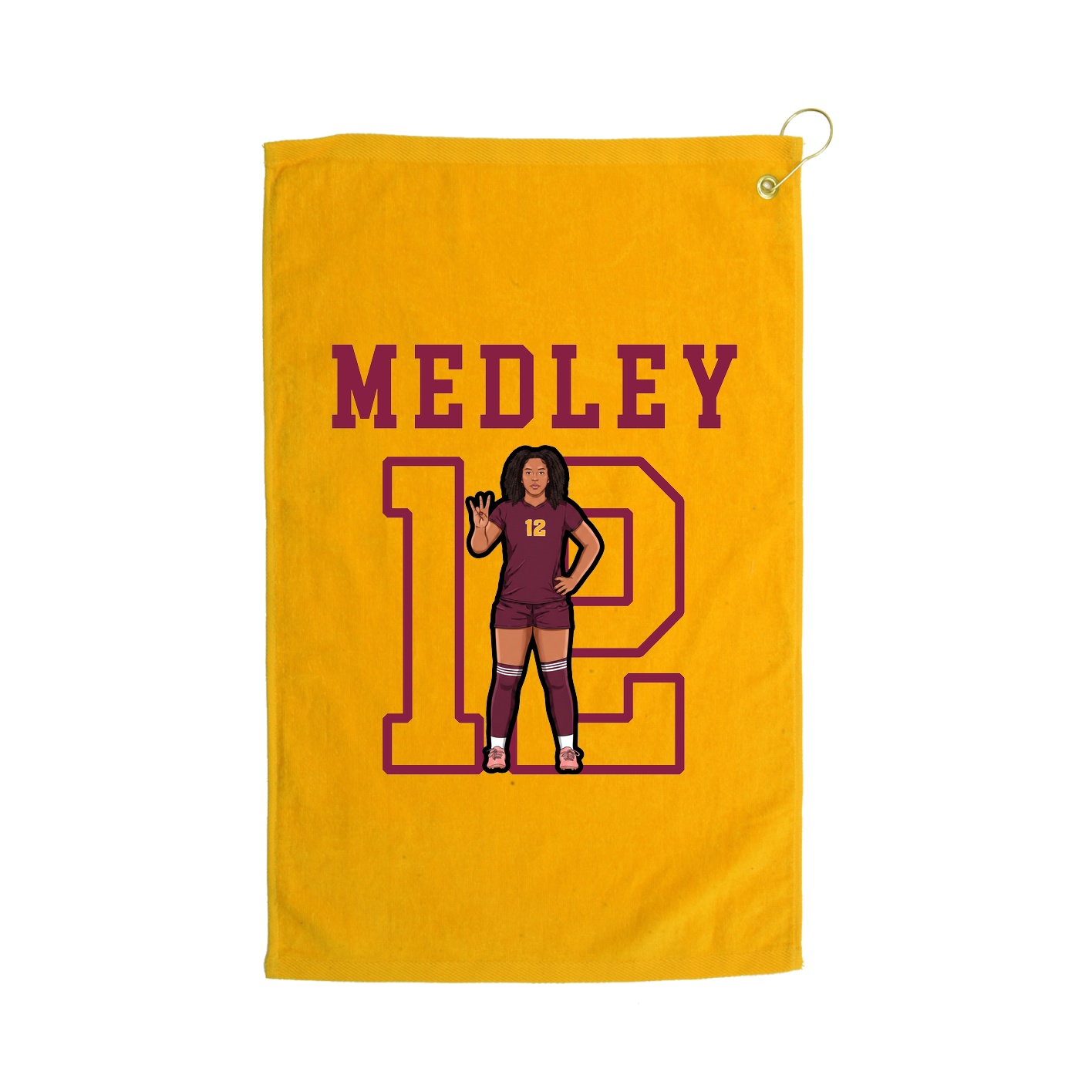 Golf Towel — Shirsey in Gold