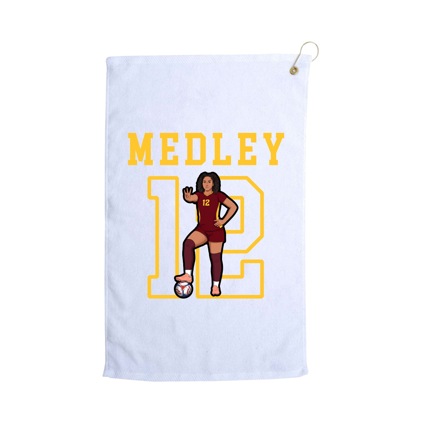 Golf Towel — Shirsey in White