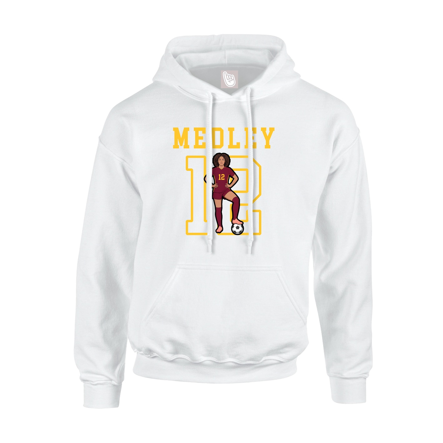 Hoodie — Shirsey in White