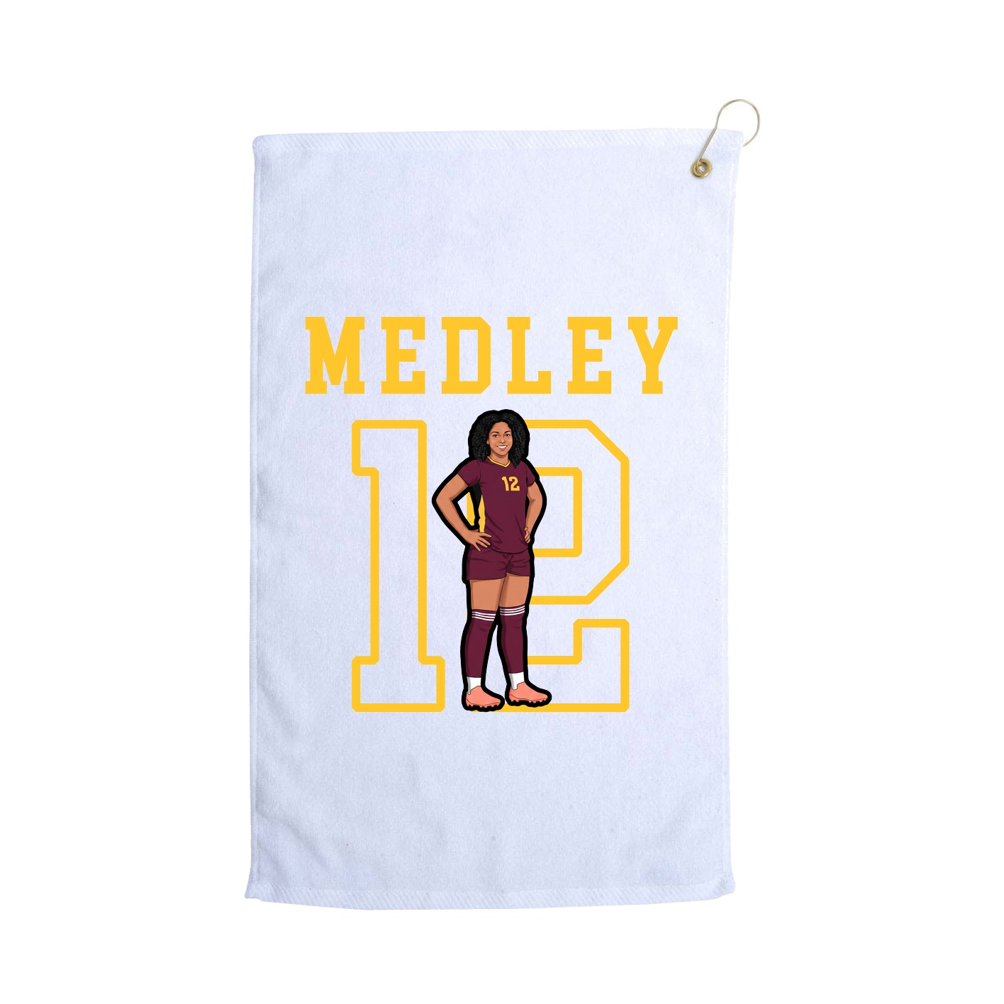 Golf Towel — Shirsey in White