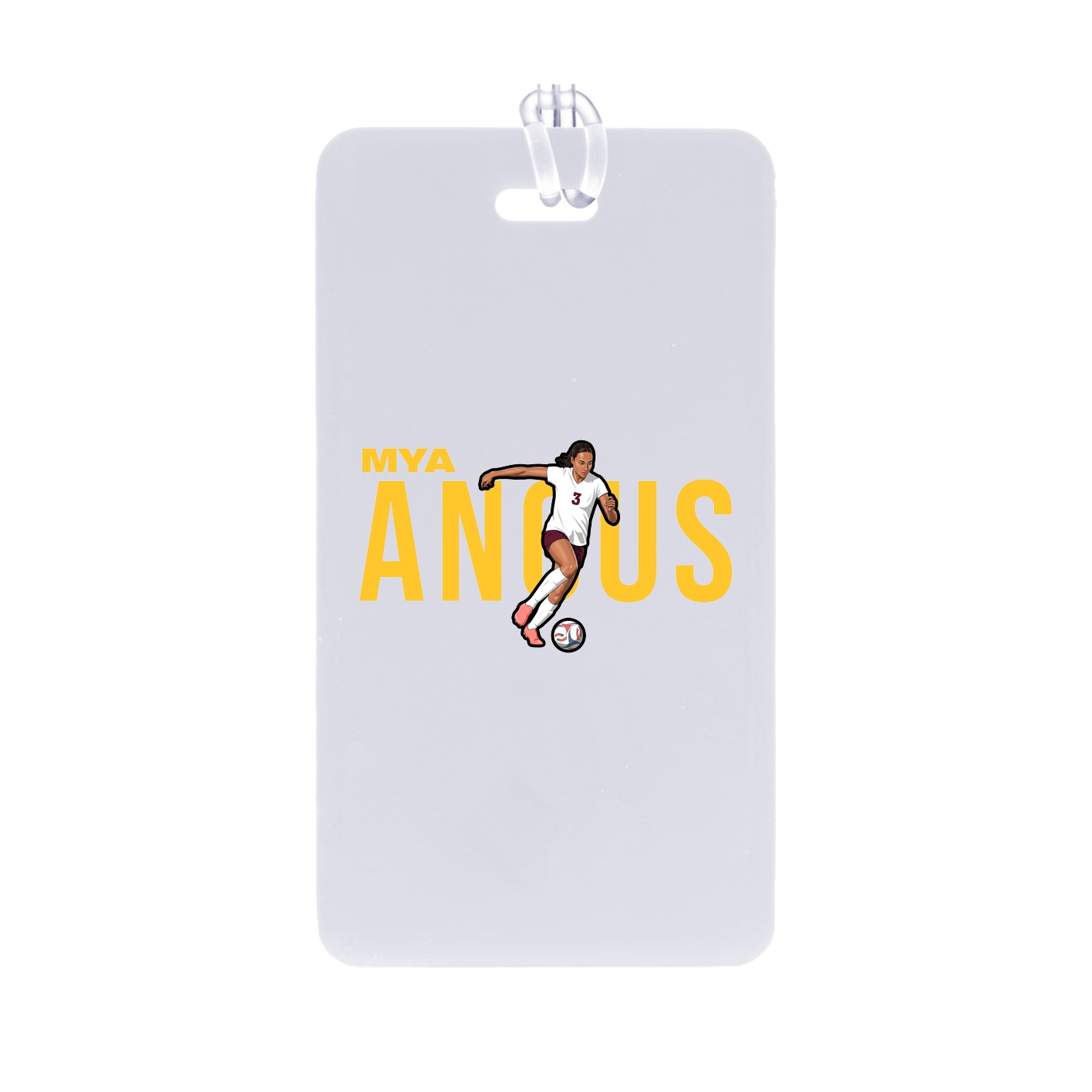 Bag Tag — Player Name in Classic