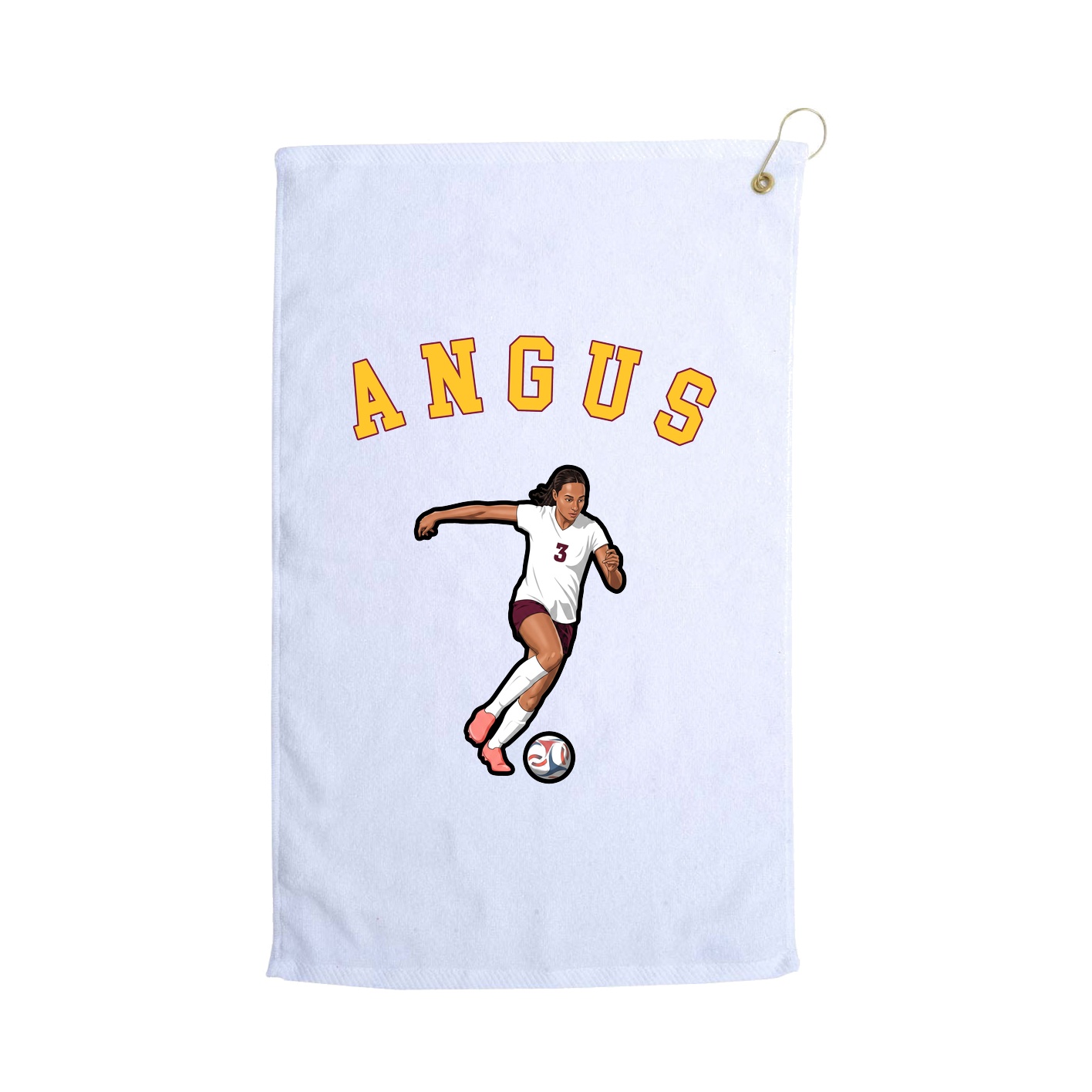 Golf Towel — Shirsey Arch in White
