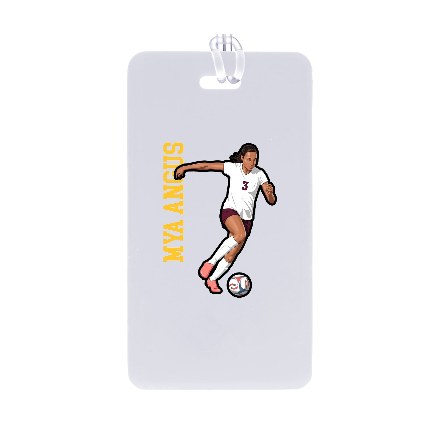 Bag Tag — Name Vertical in Classic