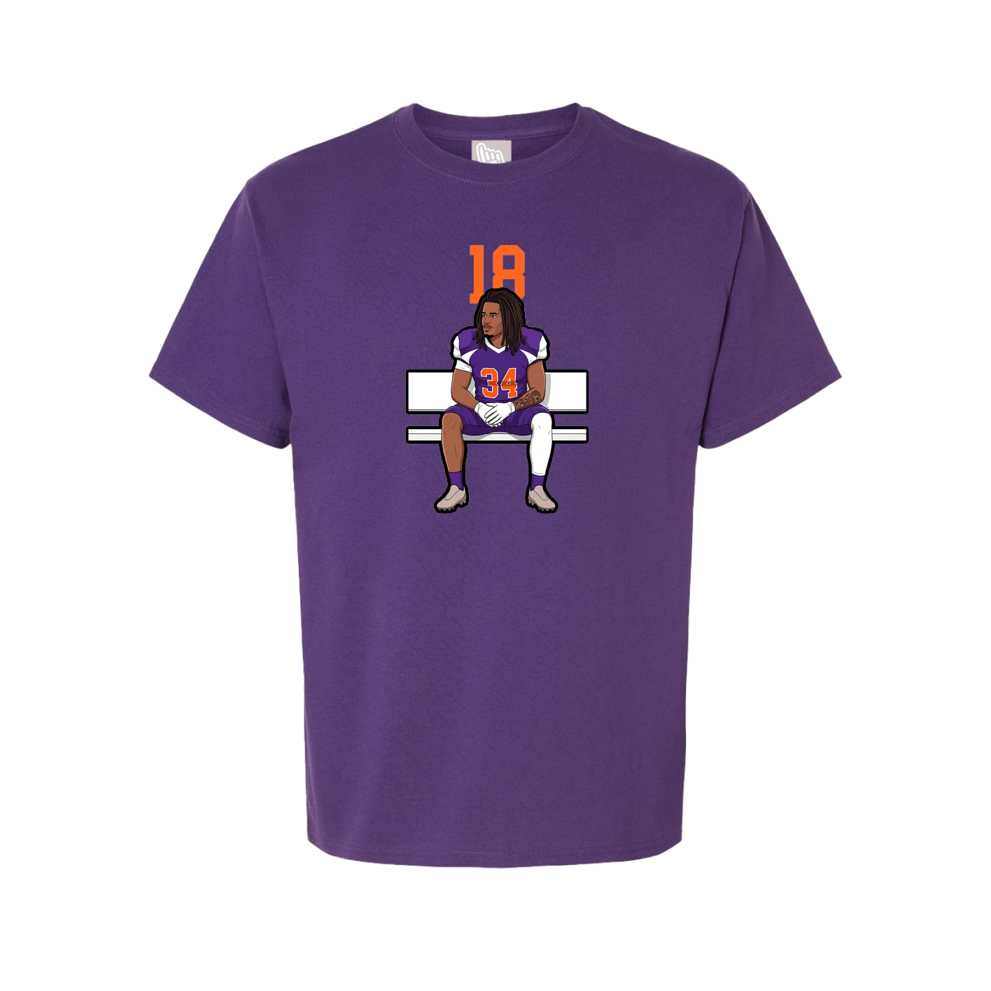 Tee — Number Top in Purple