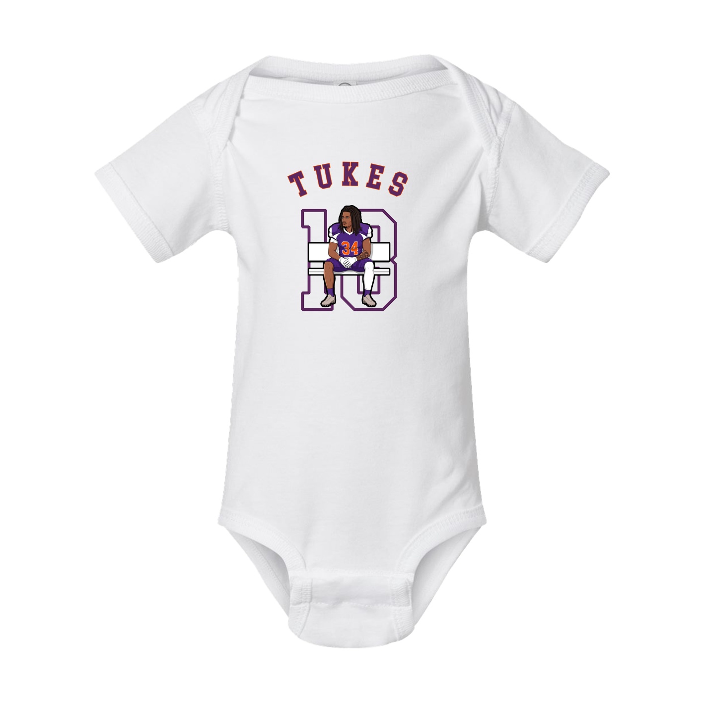 Baby Onesie — Shirsey Arch in White