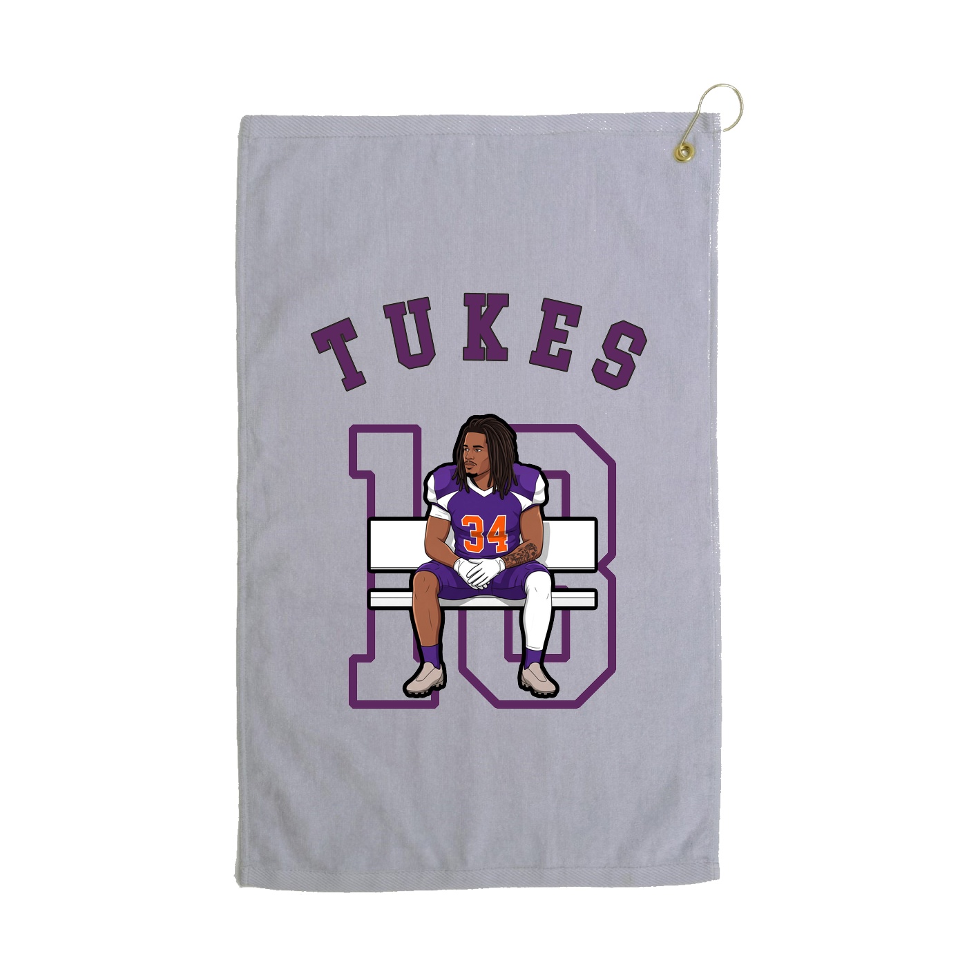 Golf Towel — Shirsey Arch in Grey