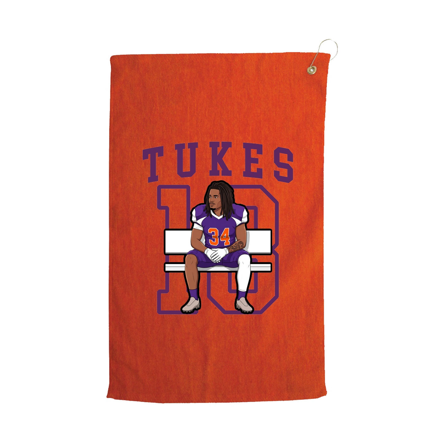 Golf Towel — Shirsey in Orange