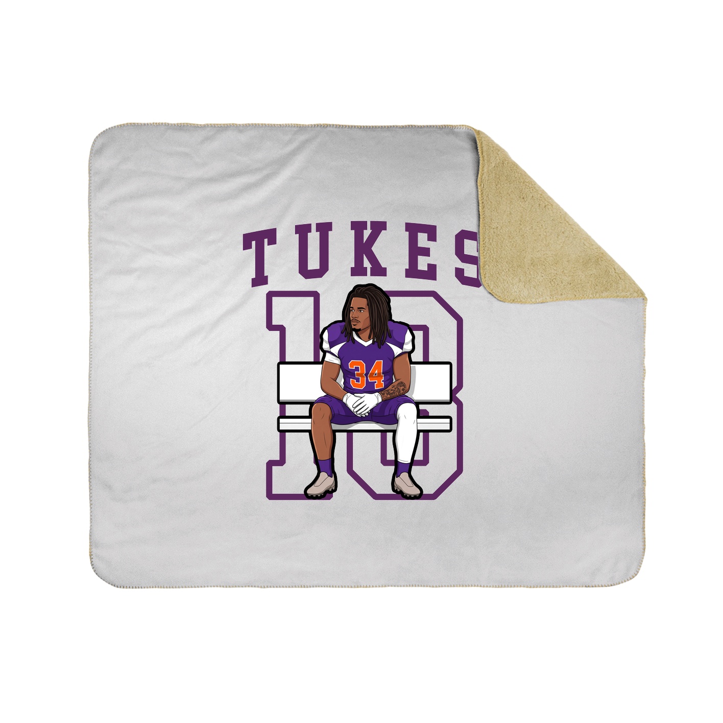 Throw Blanket — Shirsey in White