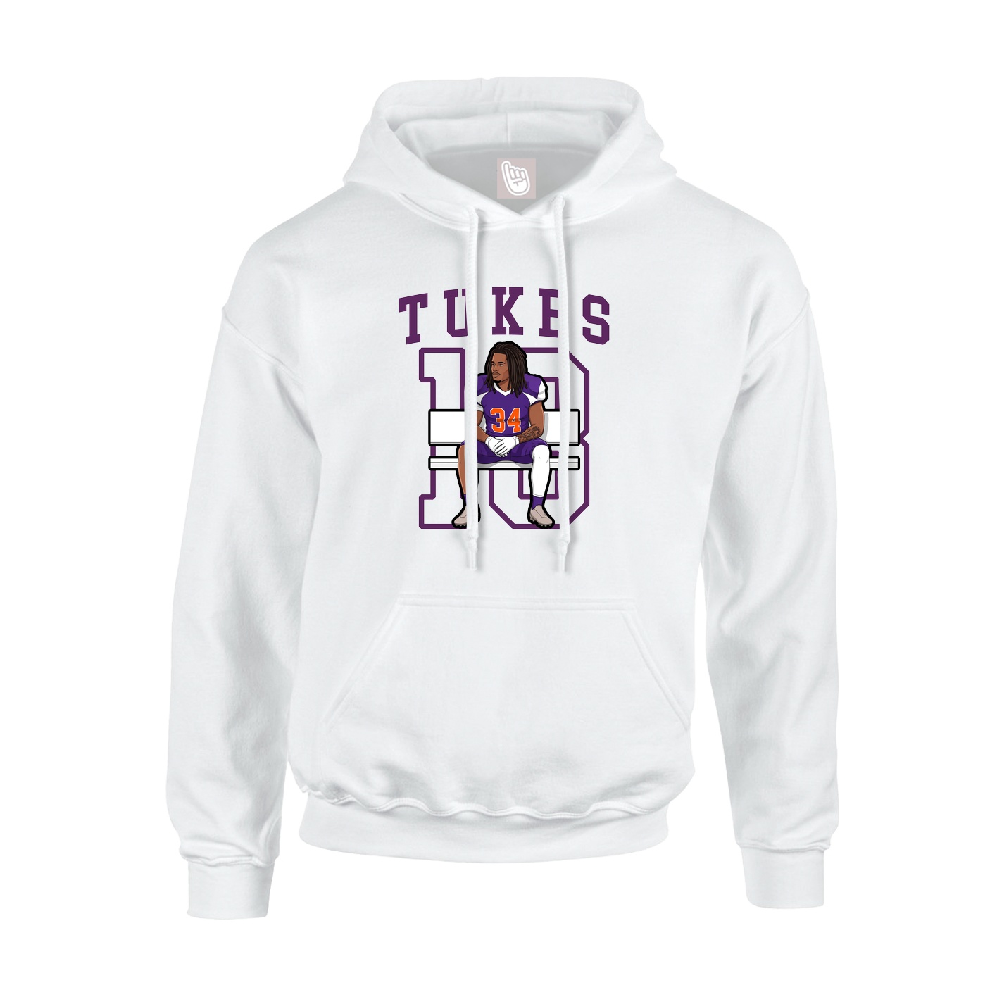 Youth Hoodie — Shirsey in White