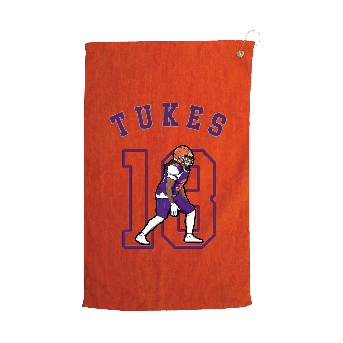 Golf Towel — Shirsey Arch in Orange