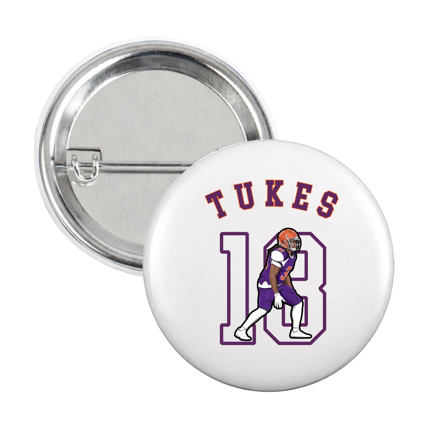 Game Day Button — Shirsey Arch in White