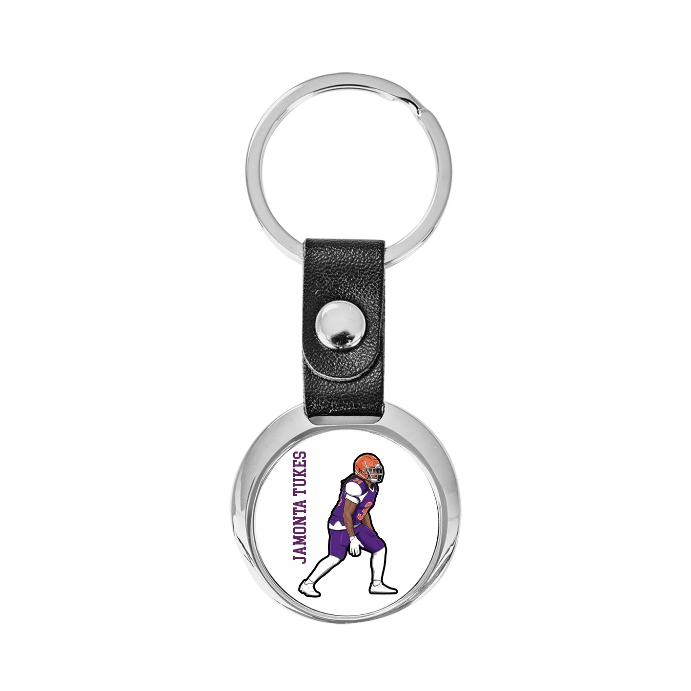 Key Chain — Name Vertical in Classic