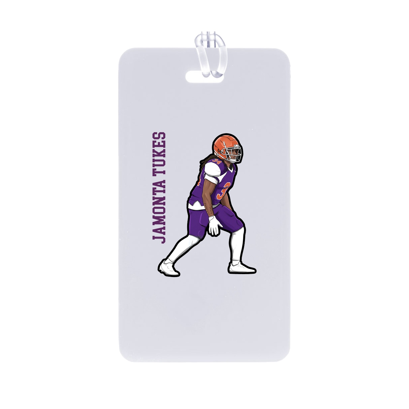 Bag Tag — Name Vertical in Classic