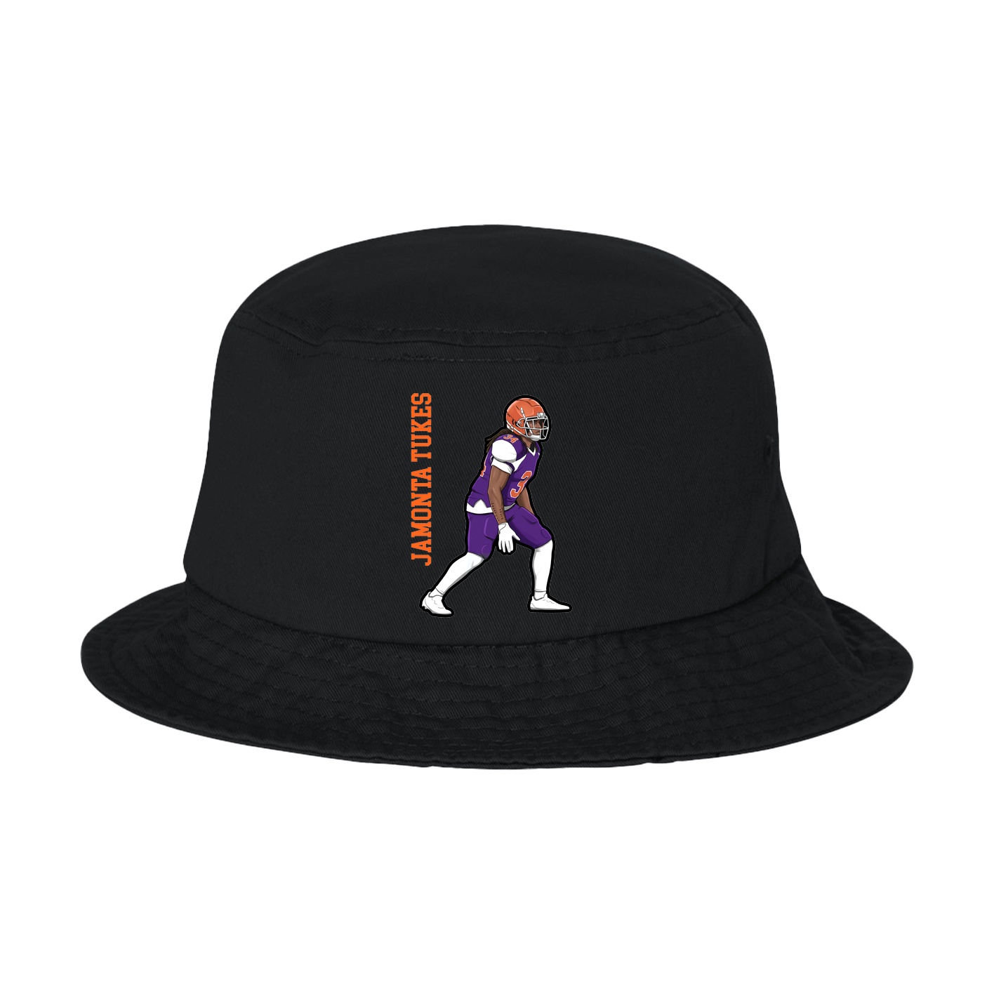 Bucket Cap — Name Vertical in Black
