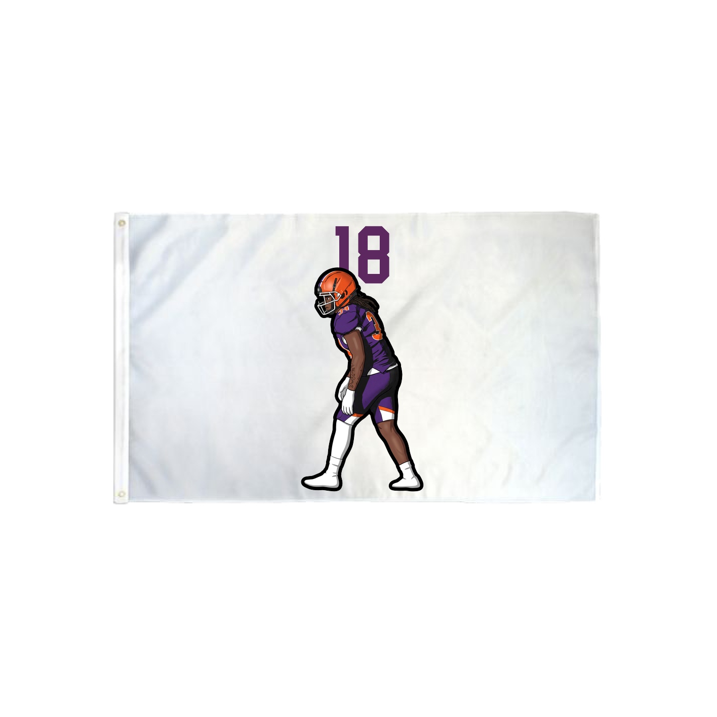 3x5 Flag — Number Top in Classic