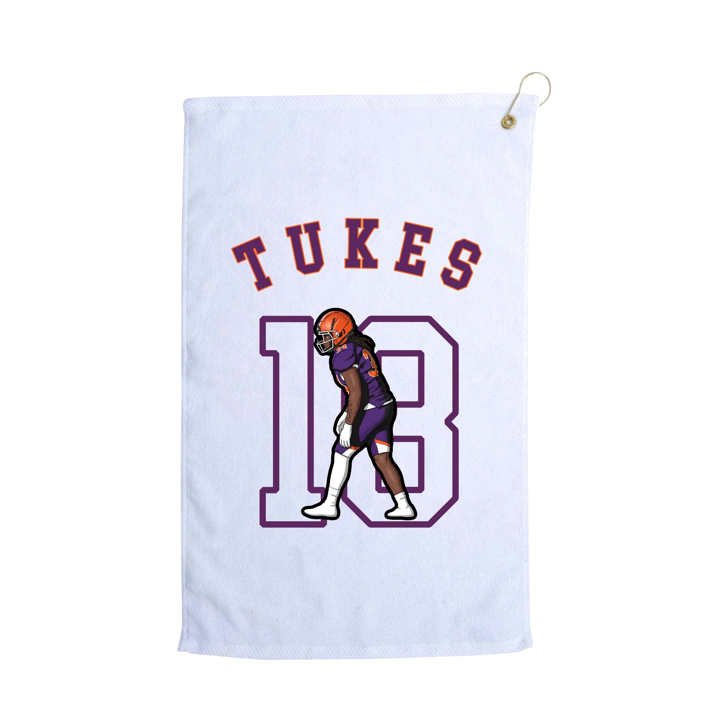 Golf Towel — Shirsey Arch in White