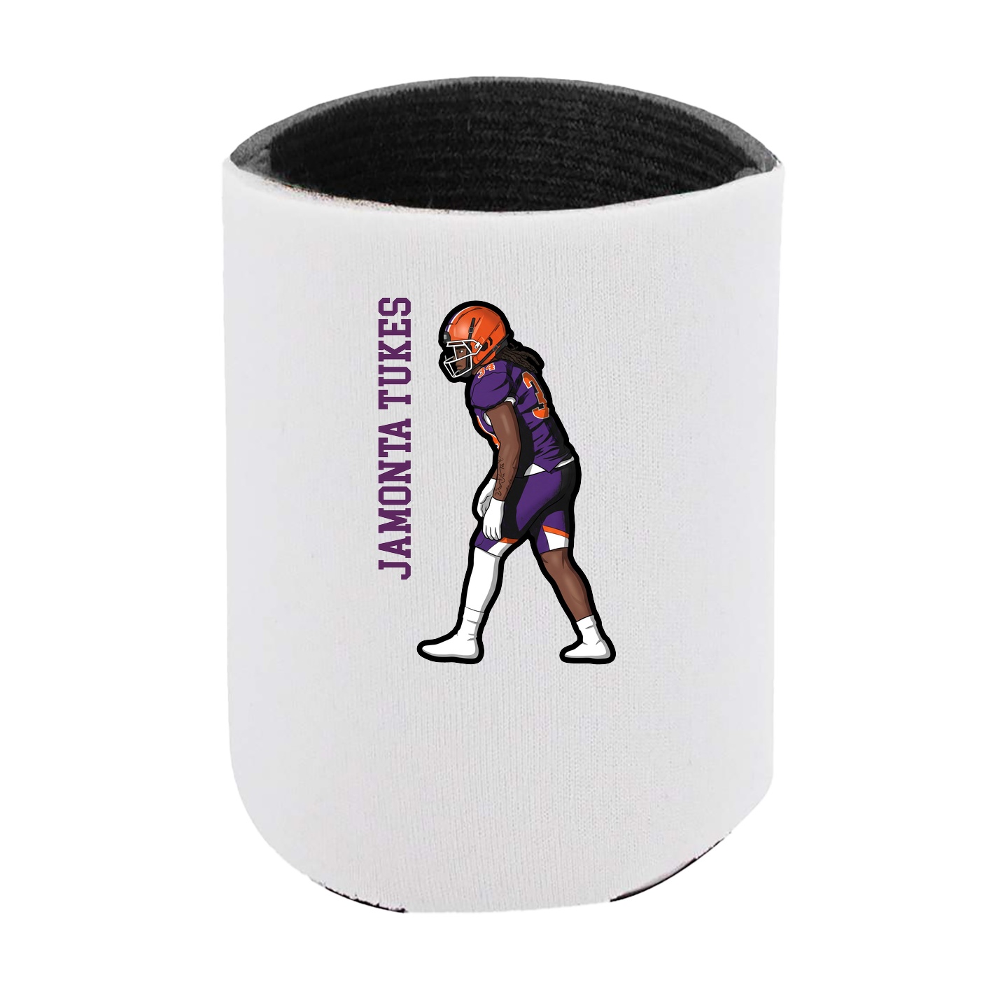 Can Holder — Name Vertical in White