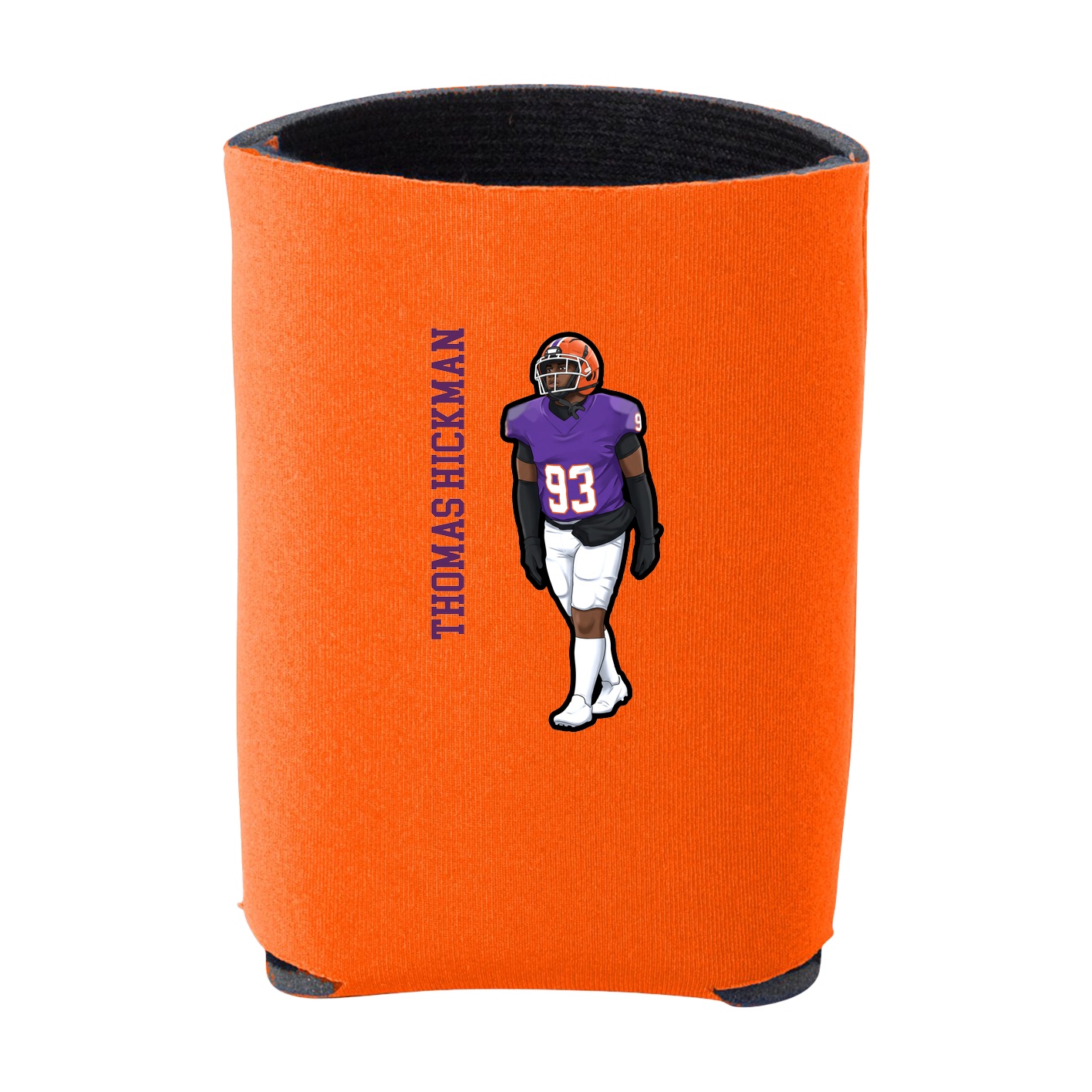 Can Holder — Name Vertical in Orange