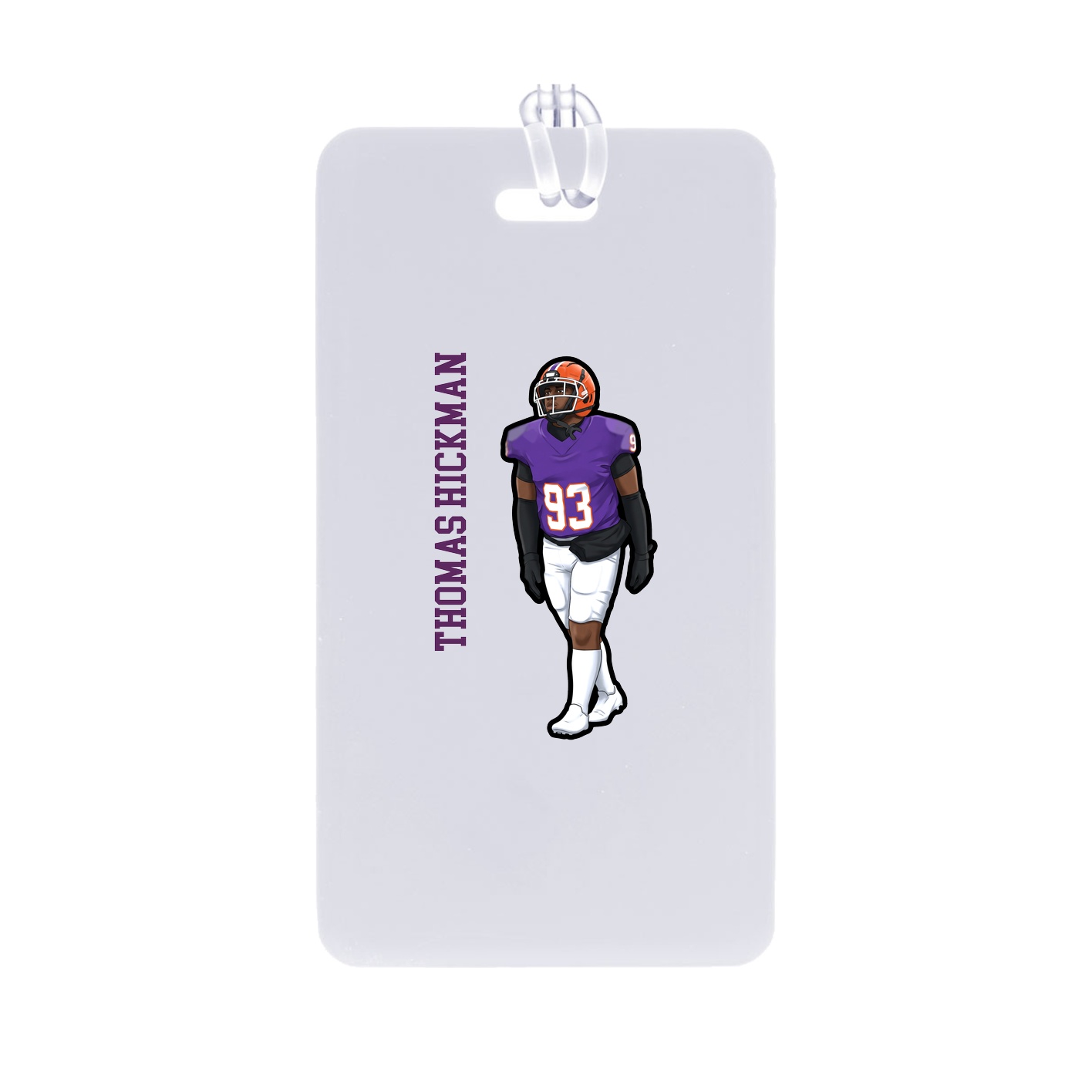 Bag Tag — Name Vertical in Classic