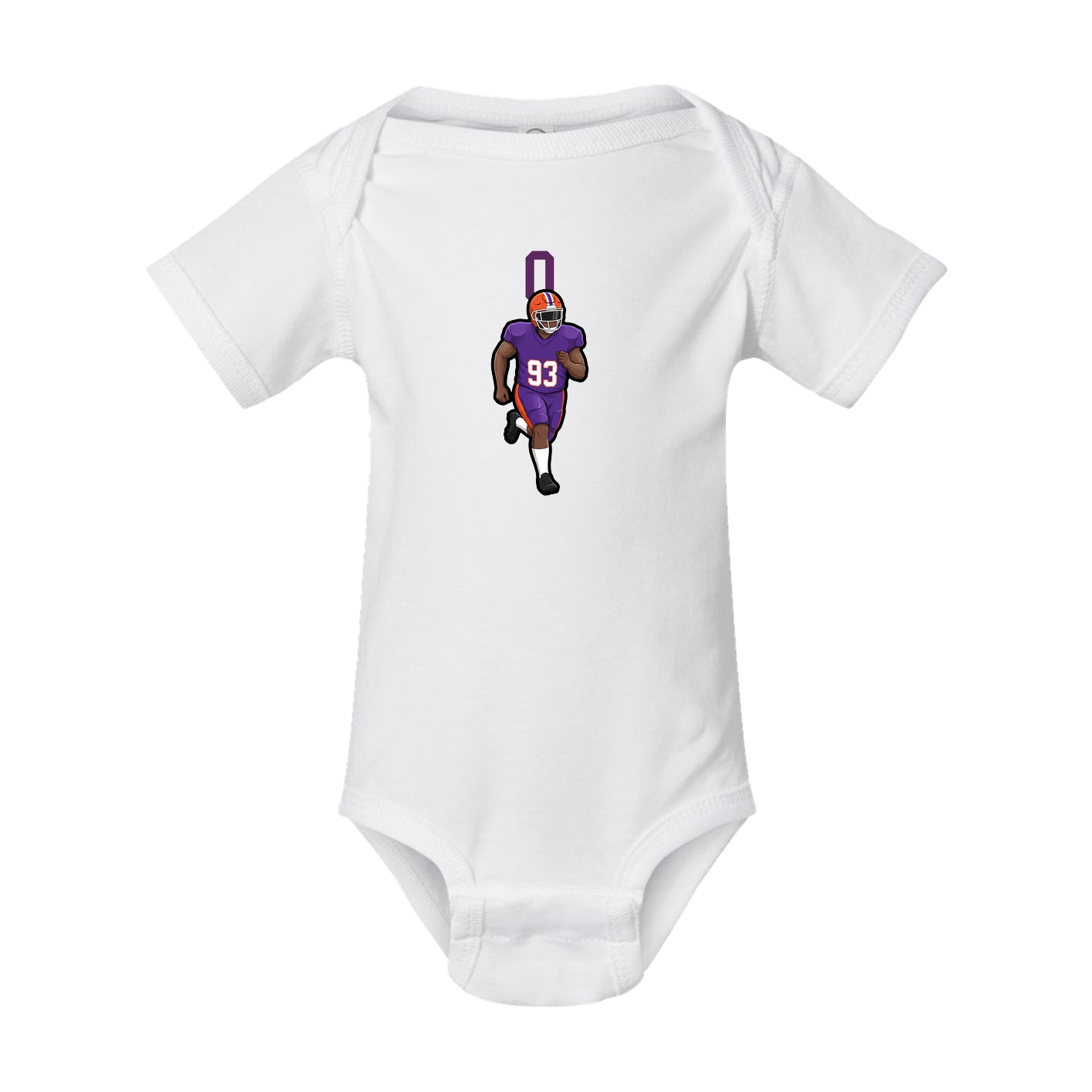 Baby Onesie — Number Top in White