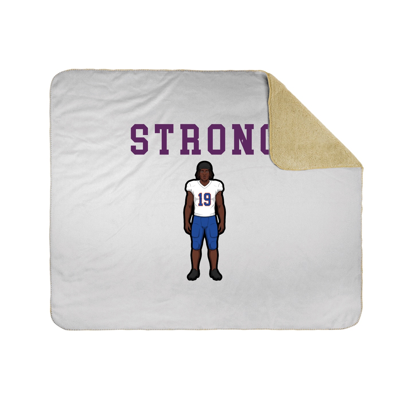 Throw Blanket — Shirsey in White