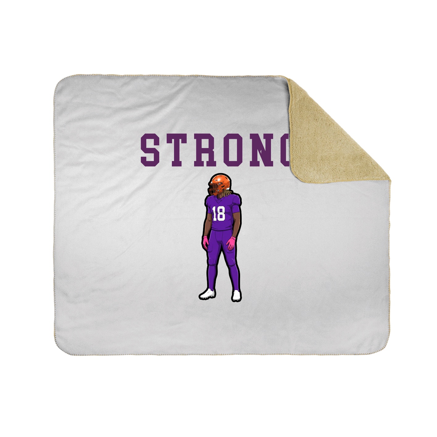Throw Blanket — Shirsey in White